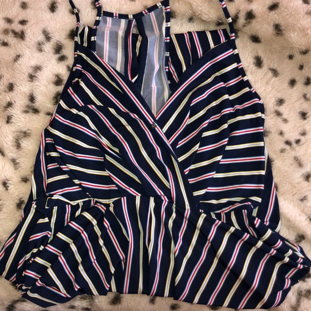 Striped jumpsuit